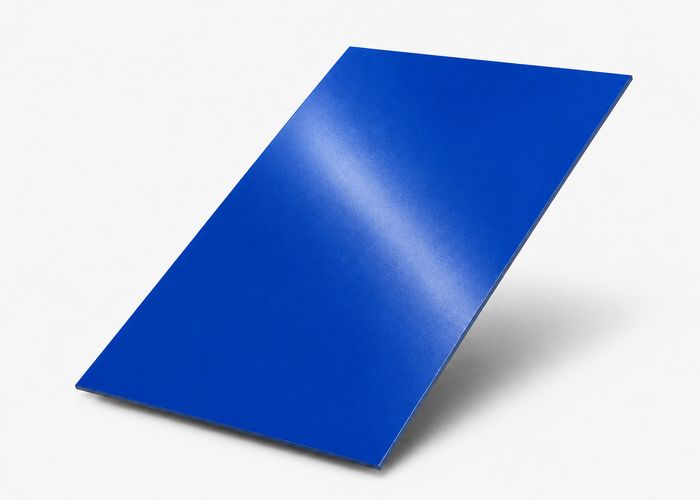 Pural қопламали кўк текис лист